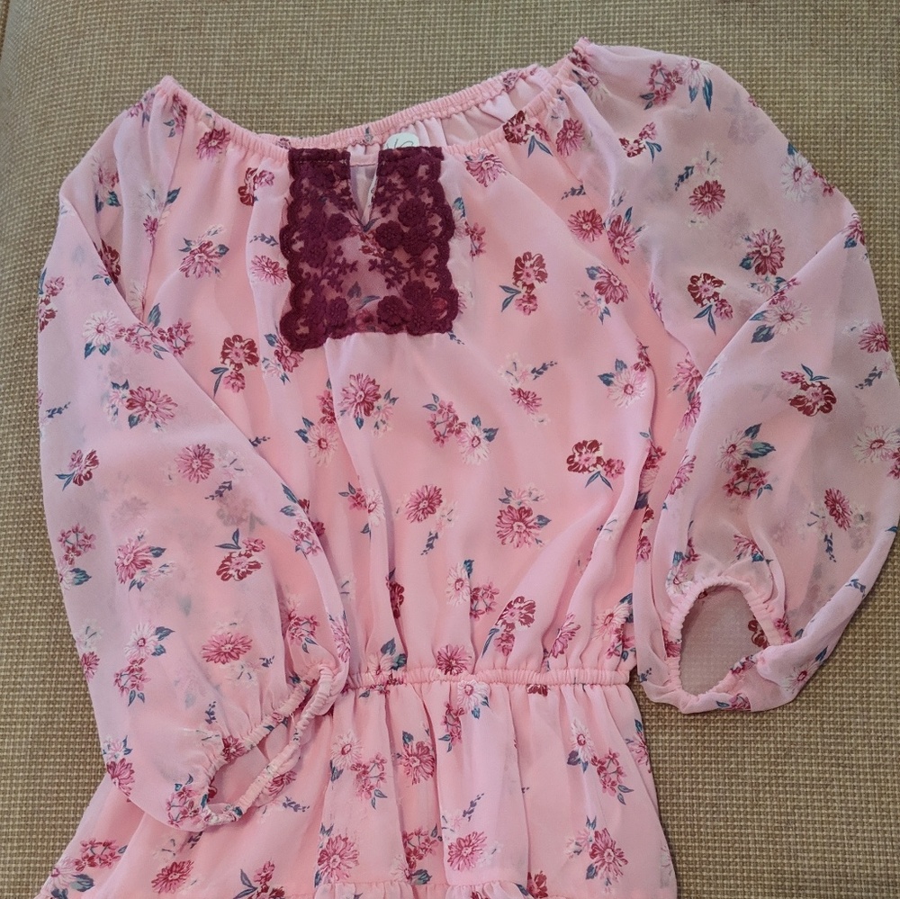 Spring floral dress